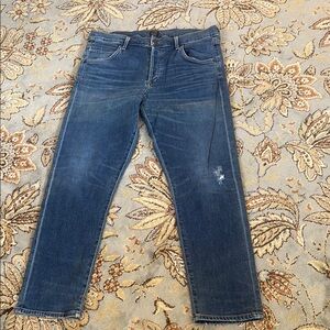 Citizens Of Humanity Elsa mid rise slim fit crop